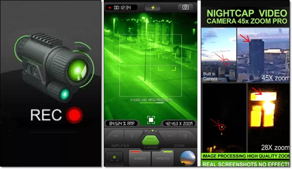 Aplikasi Night Vision Terbaik, Gratis di iPhone dan Android Foto Malam Lebih Jelas! Night Vision Capture Z12 
