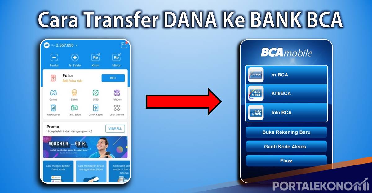 Cara Transfer DANA Ke Bank BCA Terbaru 2021