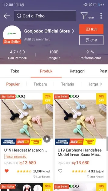 Menggunakan Shopee Video Downloader